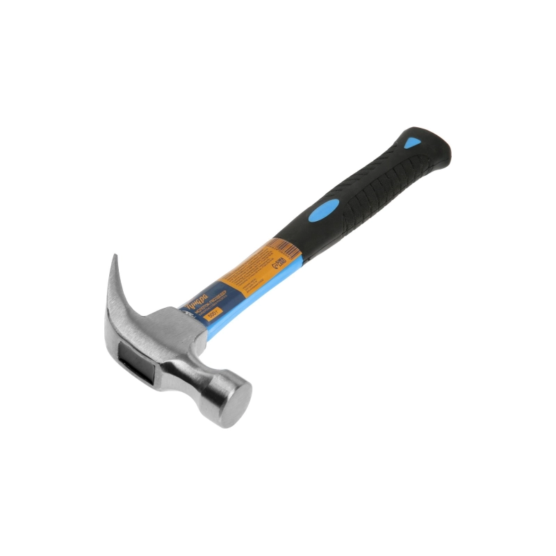 СЛ Молоток-гвоздодер ТУНДРА, фиберглас.2К рукоятка, 500г (882008)