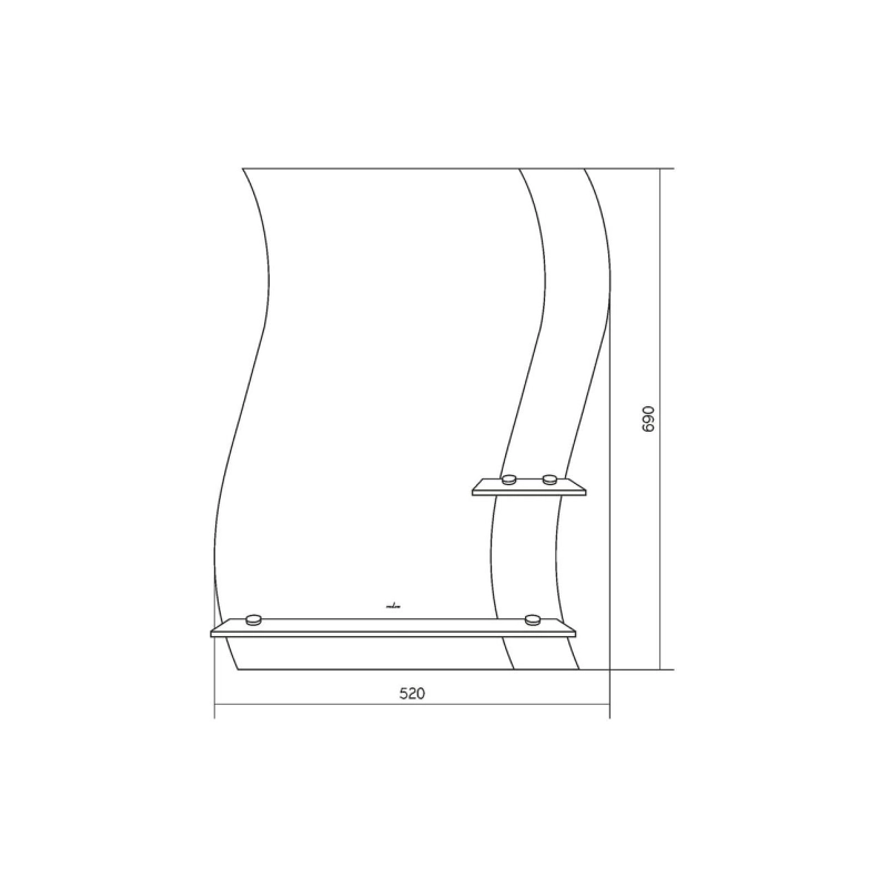 Зеркало MixLine 