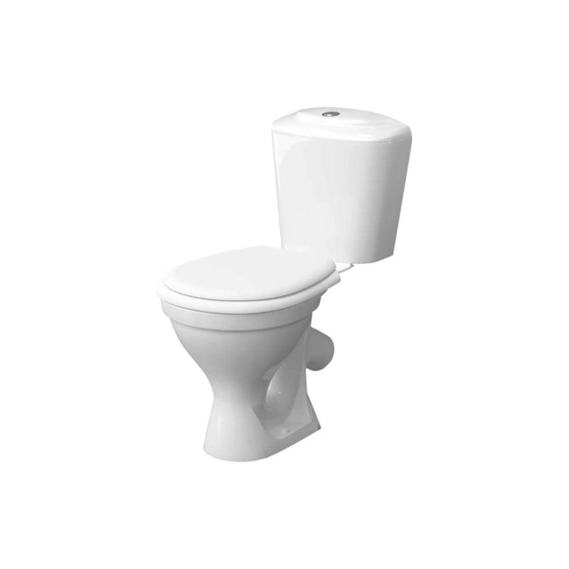 Унитаз в компл. Симпл МС бел. н/п Инкоэр (сид+крепл) с1