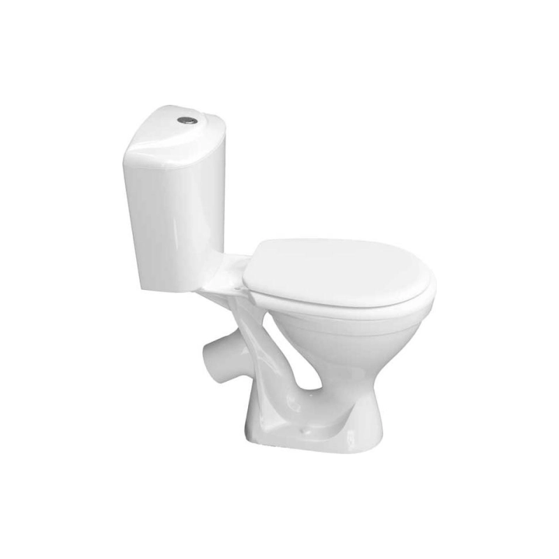 Унитаз в компл. Симпл МС бел. н/п Инкоэр (сид+крепл) с1