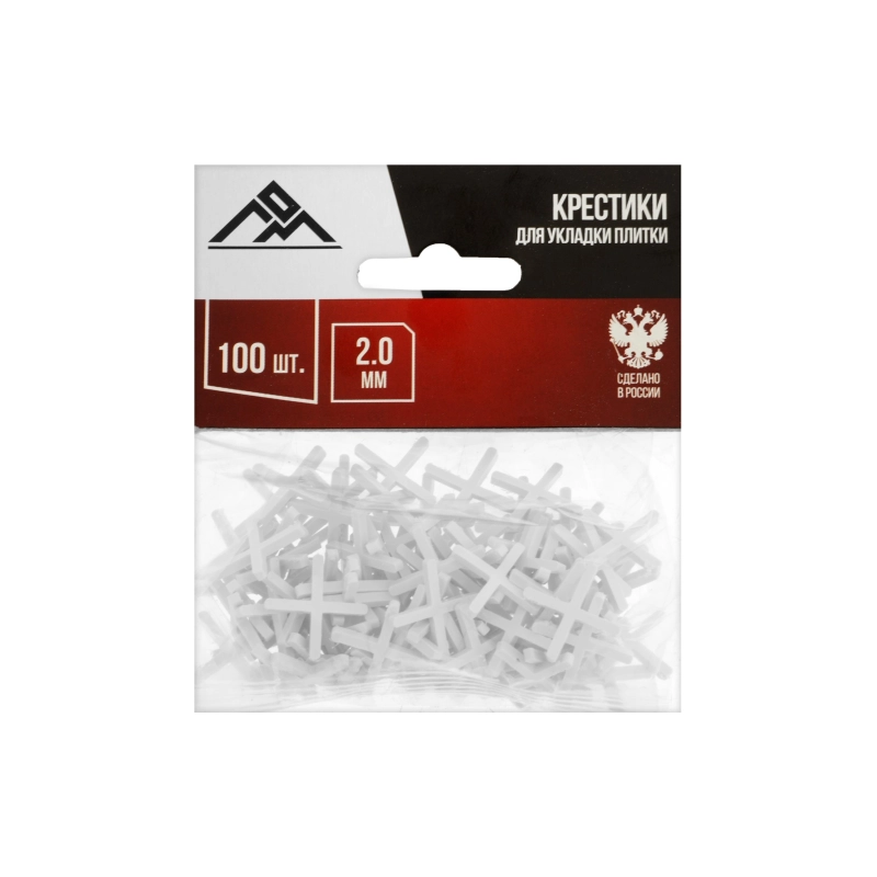СЛ Крестики д/плитки ЛОМ, 2.0 мм (100 шт) (2419761)