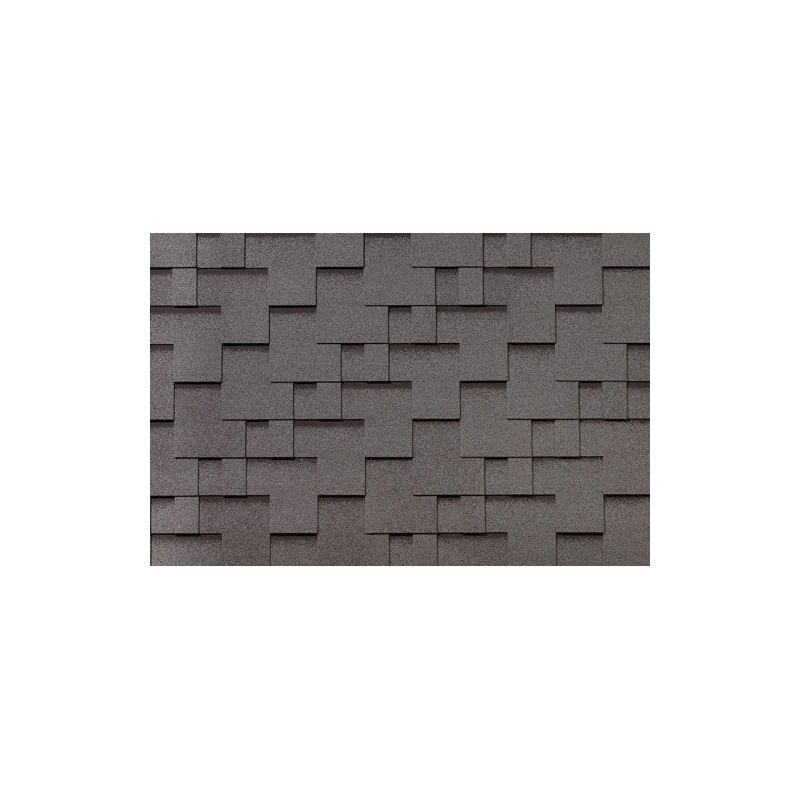 Битумная черепица Roofshield Премиум Модерн Серый с оттен.(3м.кв.)