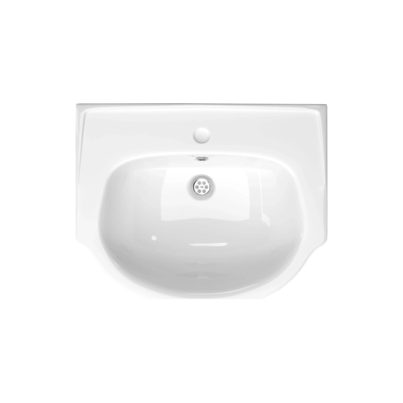 Умывальник с пьедесталом керам. Альбано 55 с/о белый (+крепл) с1