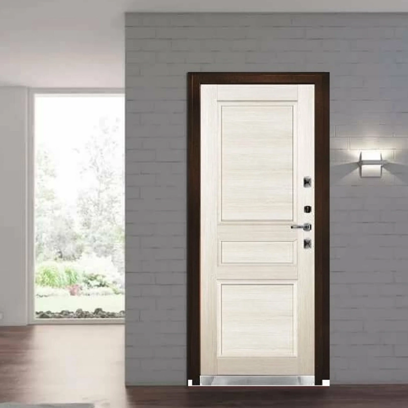 Дверь входная ВИНТЕР 100-2050/980L Дуб белёный