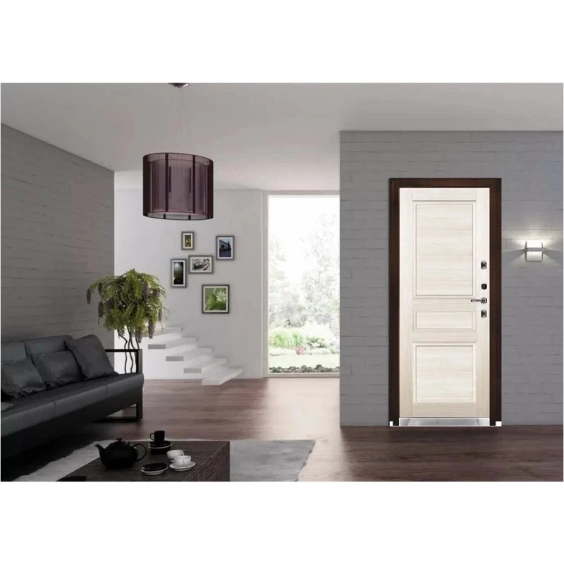 Дверь входная ВИНТЕР 100-2050/980L Дуб белёный