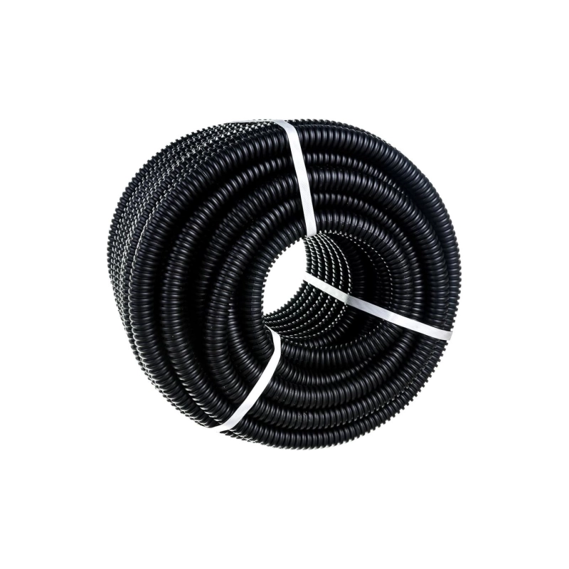 ЭРА Гофратруба D20 с зондом черная легкая