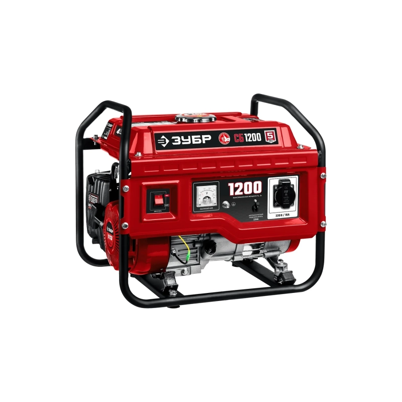 Бензиновый генератор 1200Вт ЗУБР (СБ-1200)