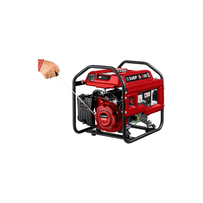 Бензиновый генератор 1200Вт ЗУБР (СБ-1200)