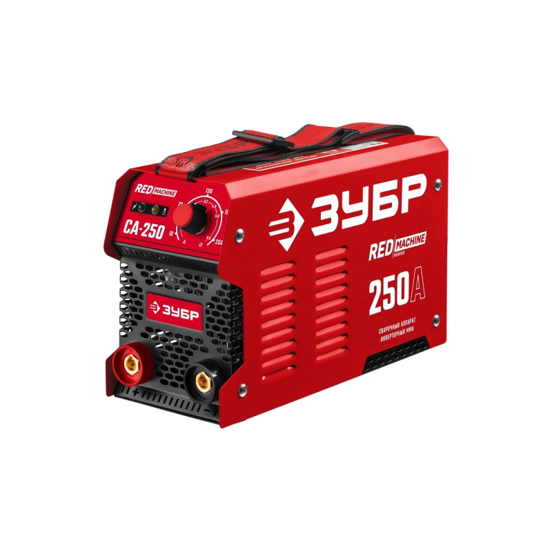 ЗУБР ММА 250А Сварочный аппарат инверторный Red Machine макс.электрод О 6,0мм (СА-250)