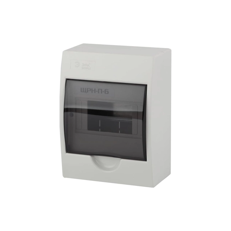 ЭРА Бокс Simple ЩРН-П-6 модулей,навесой пластик IP41 (30/120)