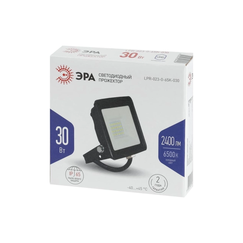 Прожектор LED ЭРА LPR-30 023-0-65K-030 6500K