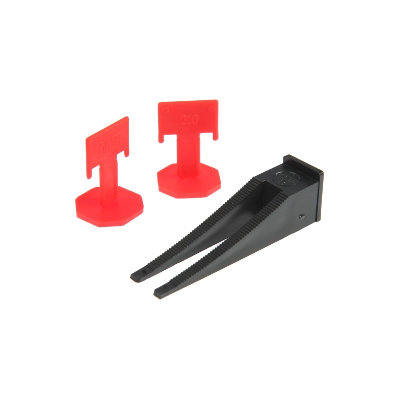 СЛ Система выравн. плитки ЛОМ, 1 л, Зажим 2мм + Клин (50 шт./50 шт.) ведро (9103896)