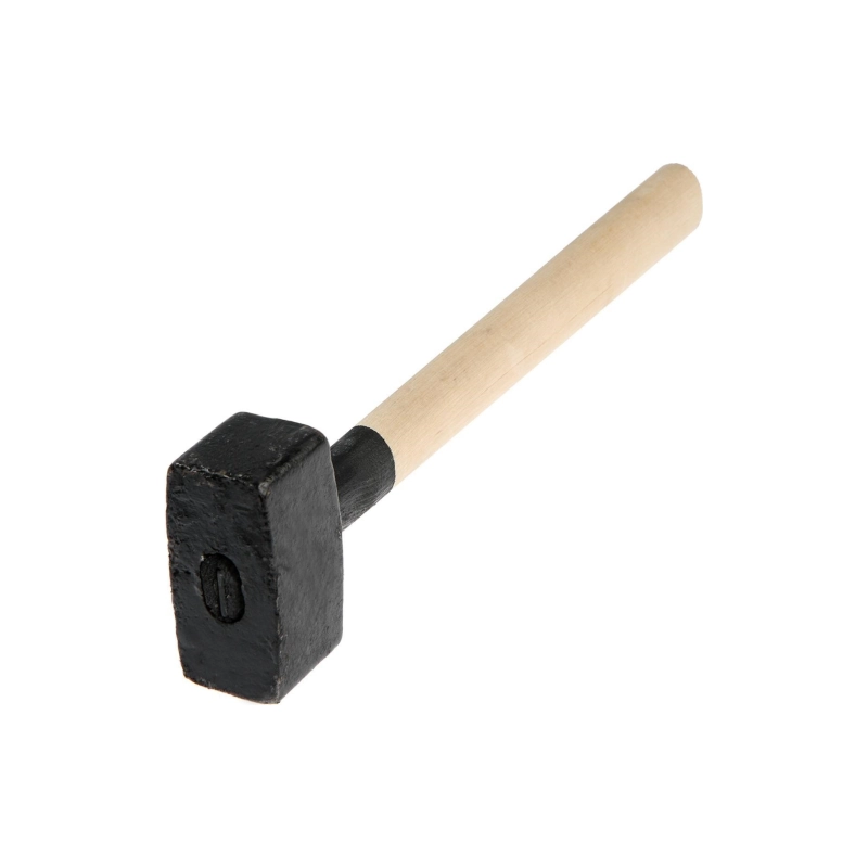 СЛ Кувалда ЛОМ литая 1,5кг дерев. рукоятка (4613183)