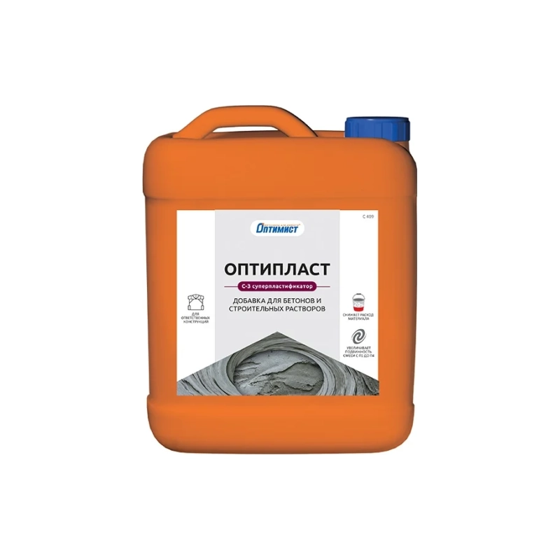 Оптипласт пластифиц. добавка д/раств. и бетона 5л Оптимист