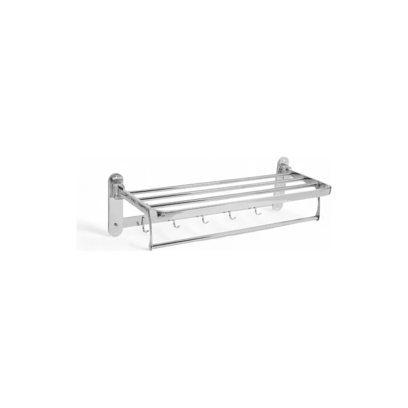 Полка настенная с крючками для полотенец Р3220