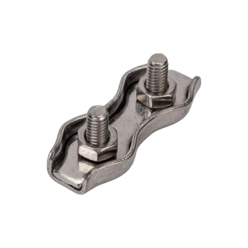 3 Зажим д/стальных канатов двойной DUPLEX оц., 1шт.