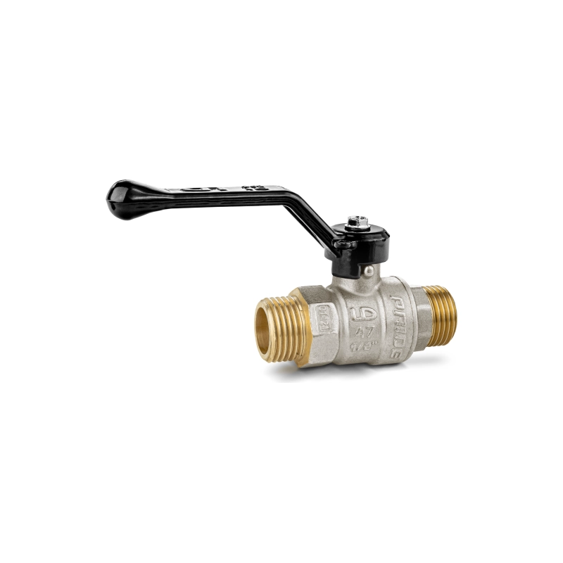 Кран шар. лат. газ 1/2 ГШ PN40 ручка Стандарт Dist