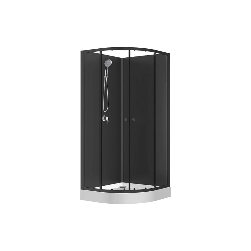Душ.кабина 90*90*(190+15) c низким поддоном (S-21800BP)