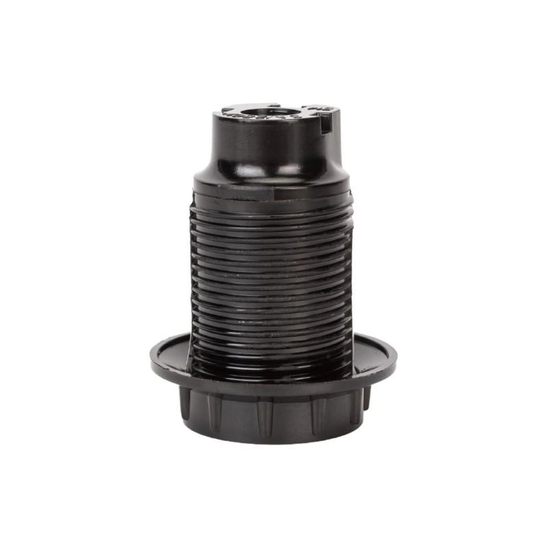 Патрон ЭРА Е-14 бекелит с кольцом черный