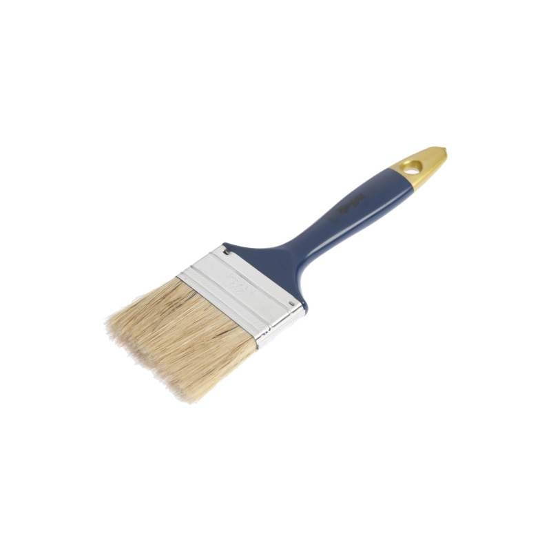 СЛ Кисть плоская TUNDRA, натур щетина, пласт рукоят 2.5