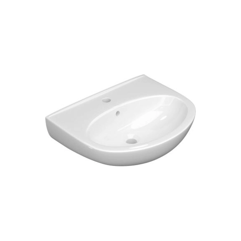 Умывальник с пьедесталом керам. Лаго 45 с/о белый (+крепл) с1