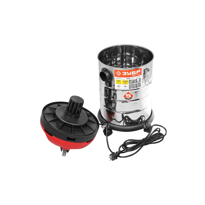 Строительный пылесос ЗУБР (ПУ-30-1400 М3)