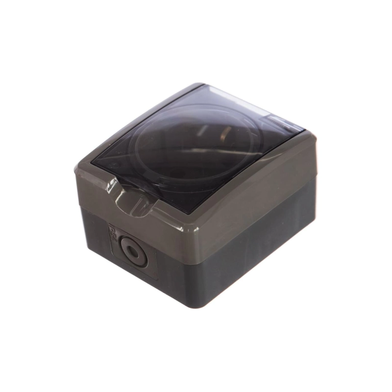 Розетка ЭКСПЕРТ 1-ая нар. с/з серая IP54 11-2401-03