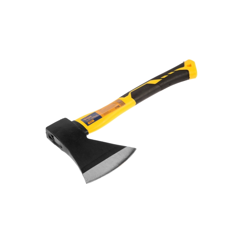 СЛ Топор кованый ТУНДРА, фиберглас. 3К топорище 38 см, 1000 г (2446469)