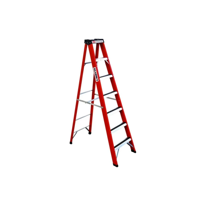 Стремянка SF 1006 стеклопластиковая 6 ступеней, Alumet, с органайзером