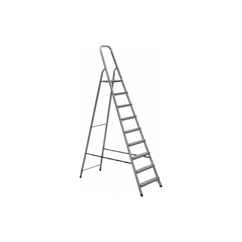 Лестница-стремянка алюм. с органайзером 9-и ступ. Ам709 АК h max=2,69