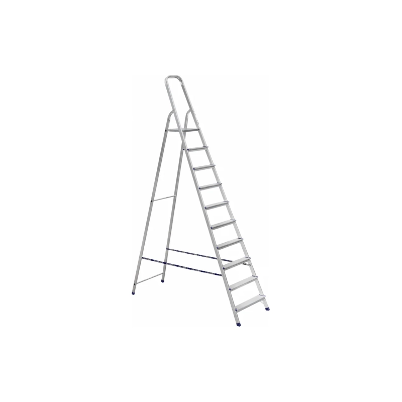 Лестница-стремянка алюм. с органайзером 10-и ступ. Ам710 АК h max=2,92