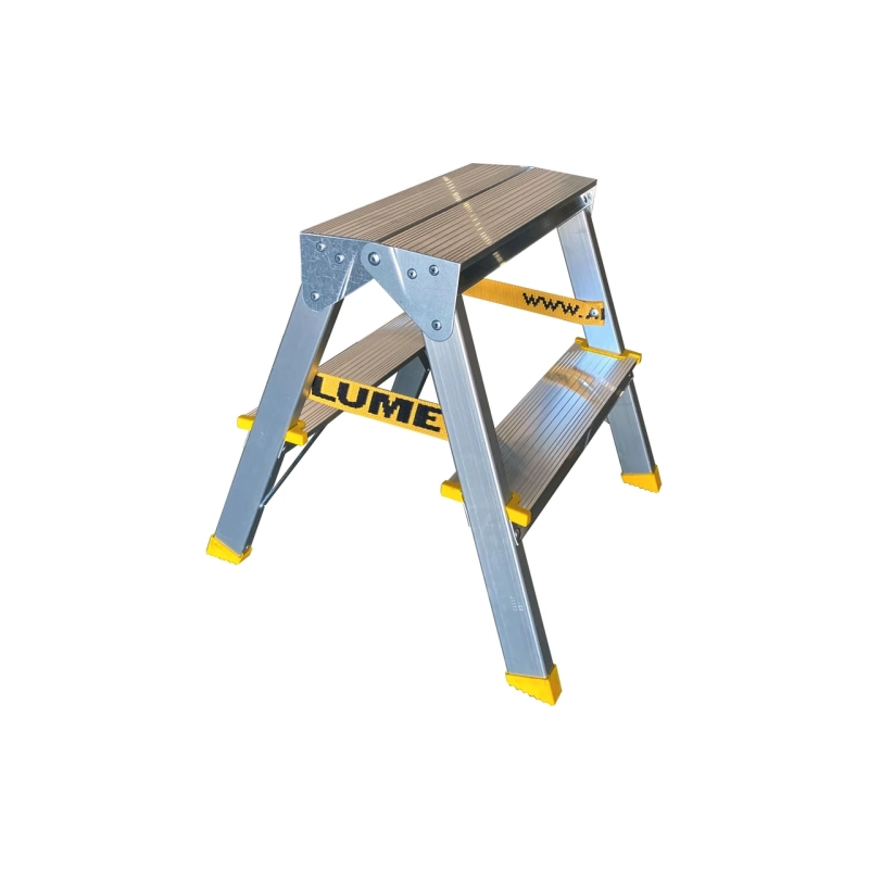 Двухсторонняя стремянка алюминиевая анодированная 2 ст. APD9202