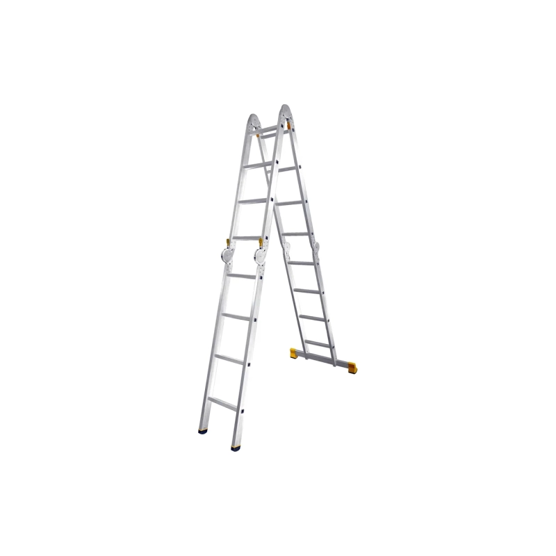 Лестница-трансформер с одним стабилизатором. 4 секции по 4ступени T4144L