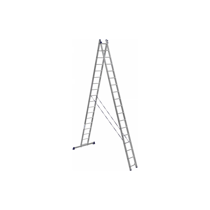 Лестница двухсекцион. алюм. универс. 6218