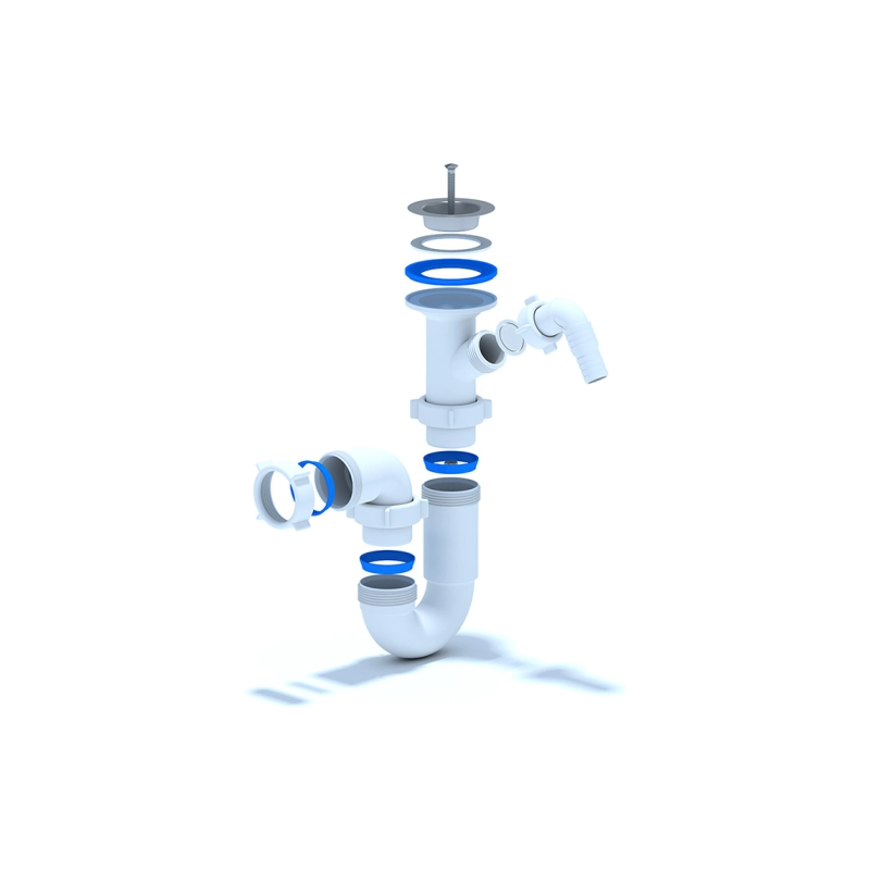 АНИ ПЛАСТ D2000 Сифон Ани 1 1/2