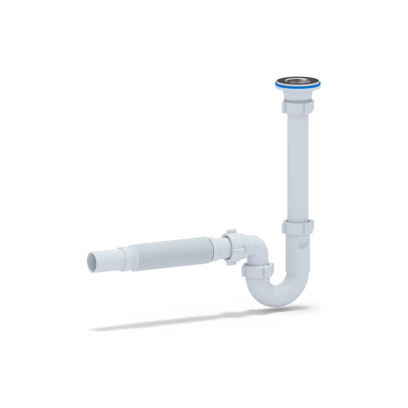 АНИ ПЛАСТ DB1005 Сифон Ани 1 1/4*32 прямоточный с гибкой трубой 32*32