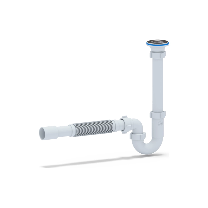 АНИ ПЛАСТ DB1015 Сифон Ани 1 1/4*32 прямоточный с гибкой трубой 32*32/40