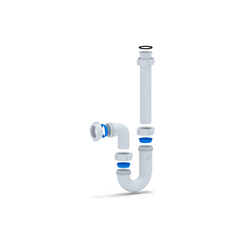 АНИ ПЛАСТ DB1020 Сифон Ани 1 1/4*32 прямоточный без выпуска