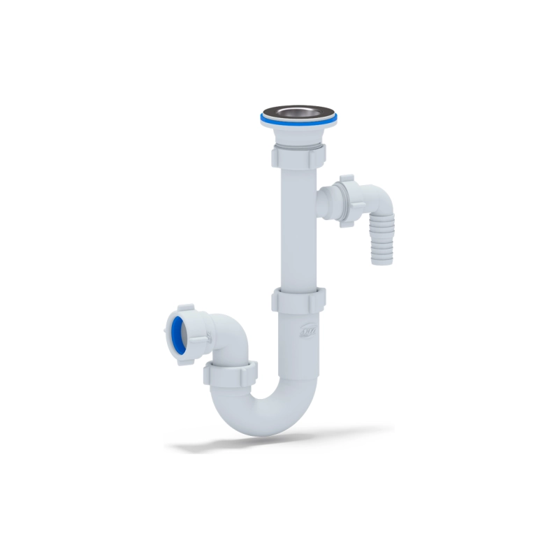 АНИ ПЛАСТ DB1300 Сифон Ани 1 1/4*32 прямоточный с отводом для с/м