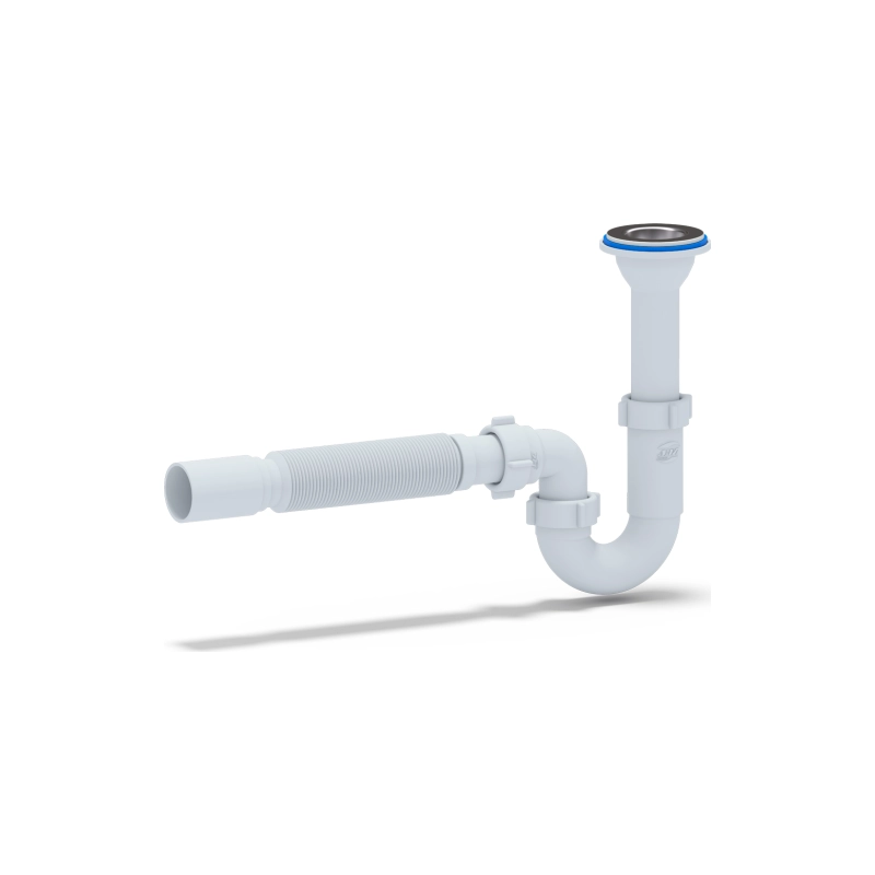 АНИ ПЛАСТ DB2010 Сифон Ани 1 1/4*32 прямоточный с гибкой трубой 32*40