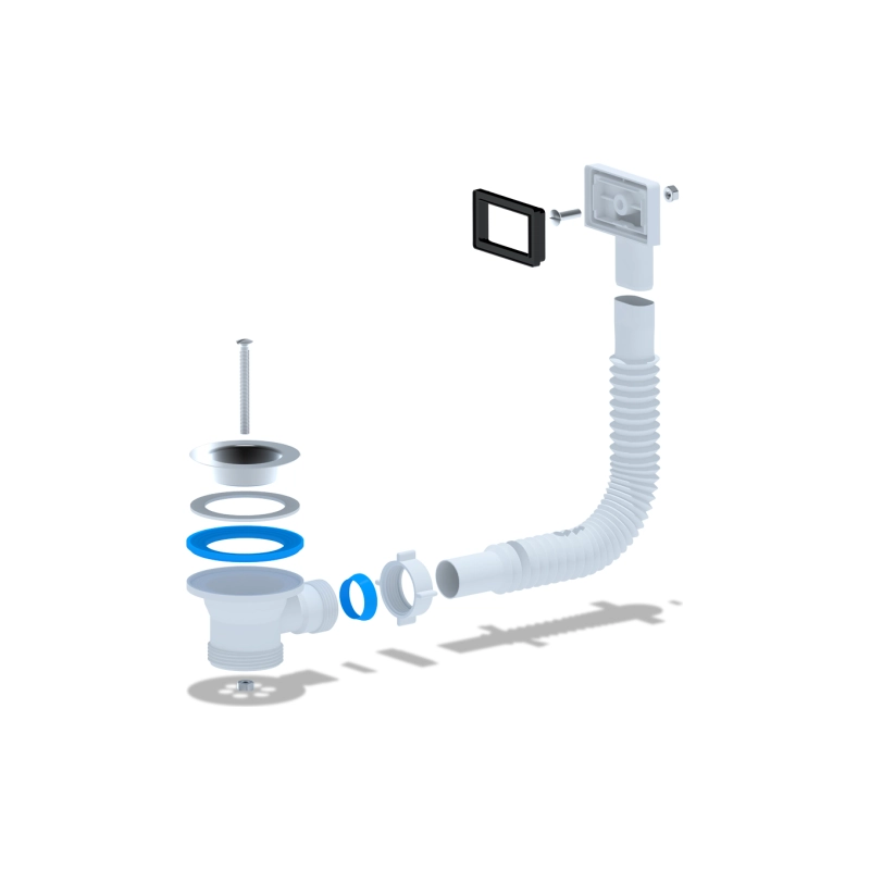 АНИ ПЛАСТ N105S Перелив для мойки 1 1/2