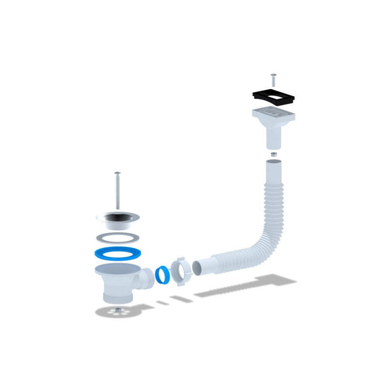 АНИ ПЛАСТ N110 Перелив для мойки 1 1/2