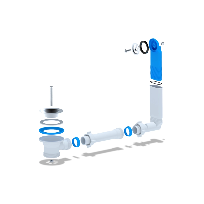 АНИ ПЛАСТ N120 Перелив д/умыв. 1 1/2