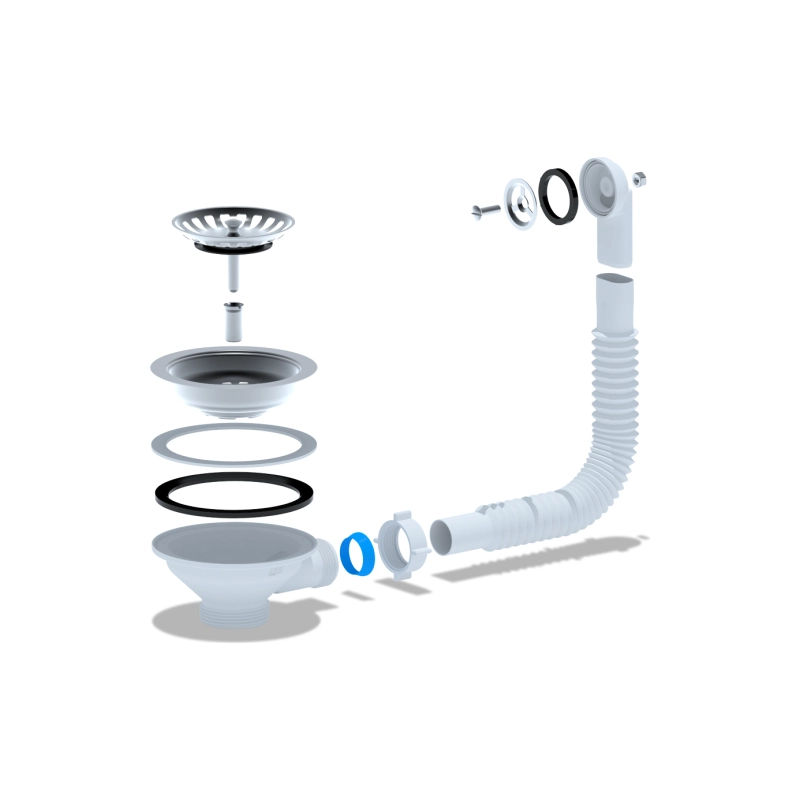 АНИ ПЛАСТ N320S Перелив для мойки 3 1/2