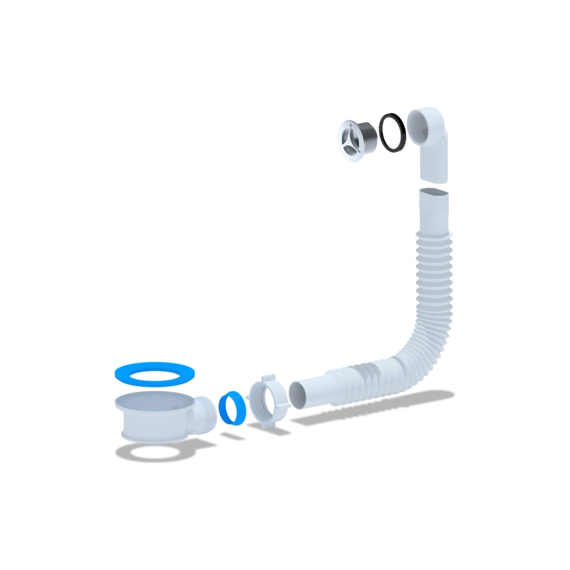 АНИ ПЛАСТ N420SR1 Адаптерное кольцо с круглым верт. переливом 22мм