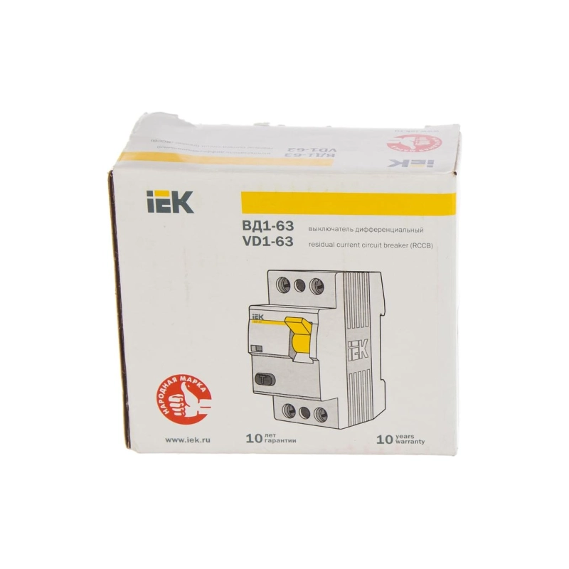 Выключатель (УЗО) 2п ВД1-63 32А