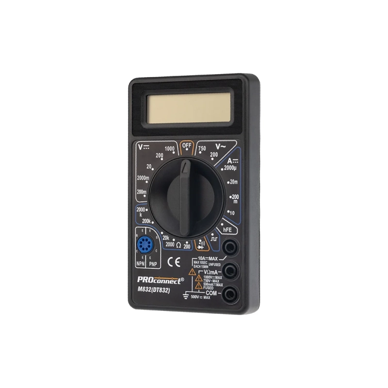 Мультиметр PROCONNECT портативный М832 (DT832)