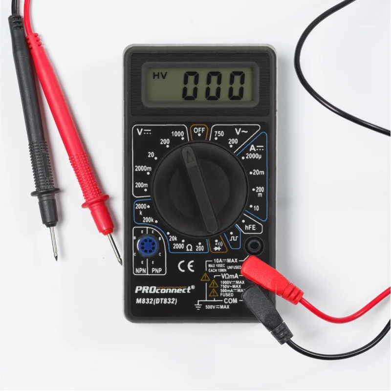 Мультиметр PROCONNECT портативный М832 (DT832)