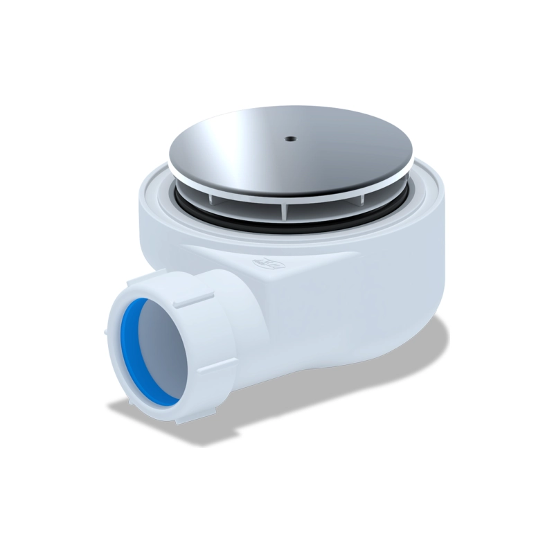 АНИ ПЛАСТ E550C Сифон для душевого поддона 1/2*60, h 53 мм, хром