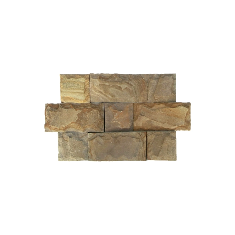 Камень-песчанник Прохоровский серо-коричневый 3см (м.кв.)